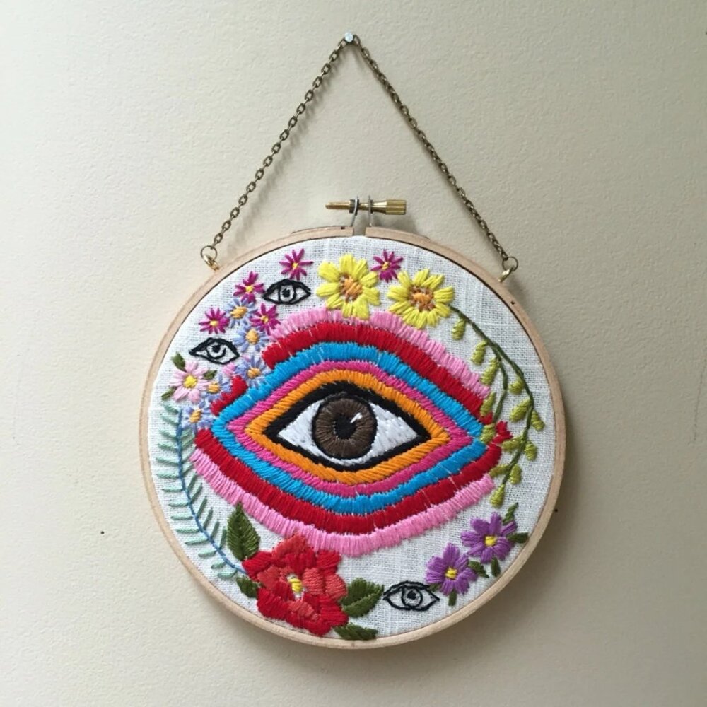 Tessa Perlow magic eye hoop